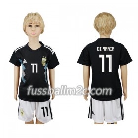 Fußballtrikots Argentinien Di Maria 11 Kinder Auswärts Trikotsatz WM 2018